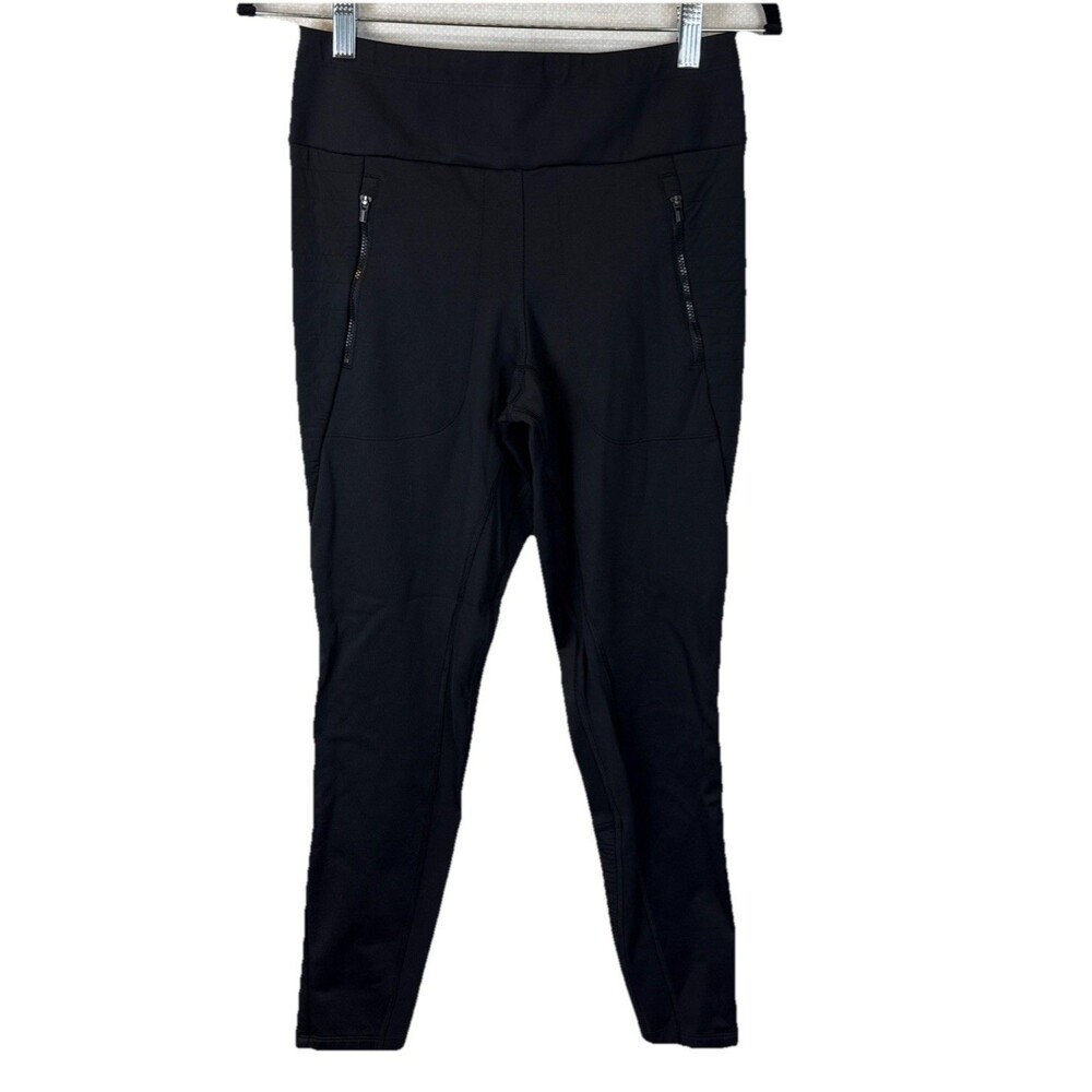 Athleta Peak Hybrid Fleece Tight S Black Cold Weather Winter 511126